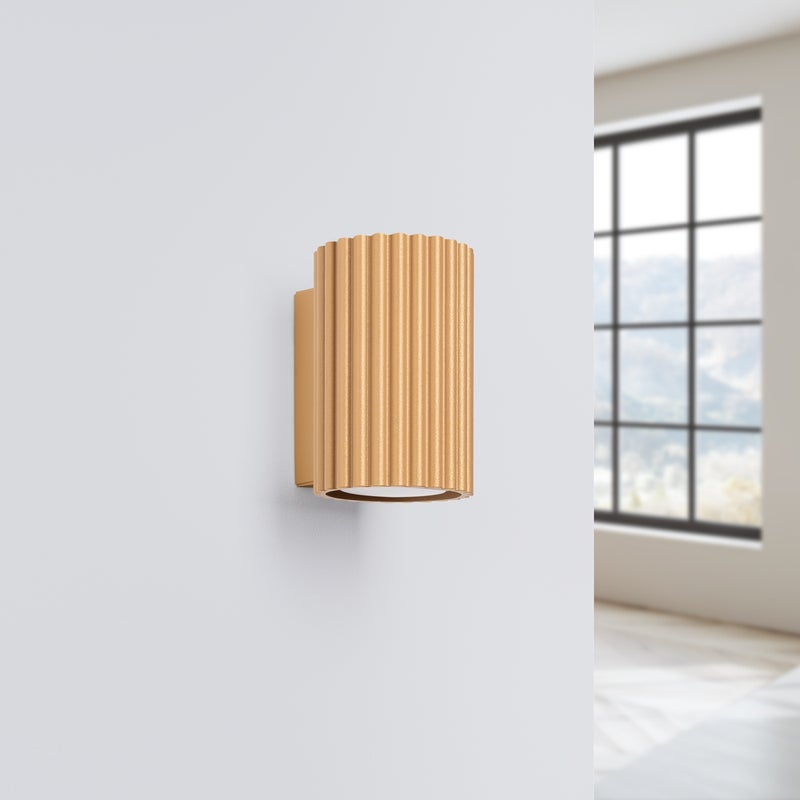 Kinkiet GLOOW 10 złoty LED 4000K - 6.5x8.5x10cm Sollux