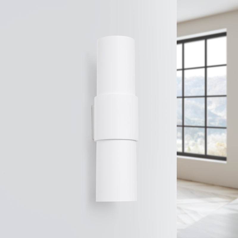 Kinkiet TOROW 2 biały LED 4000K - 10x12x37cm Sollux