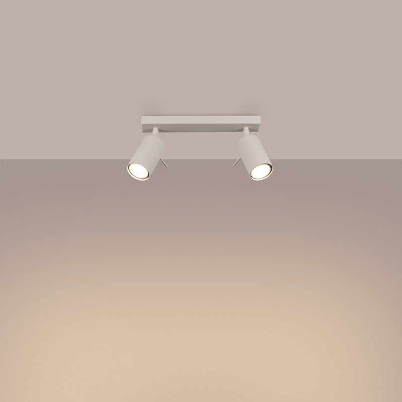 Plafon BRIIX 2 beżowy LED 3000K - 30x6x17cm Sollux