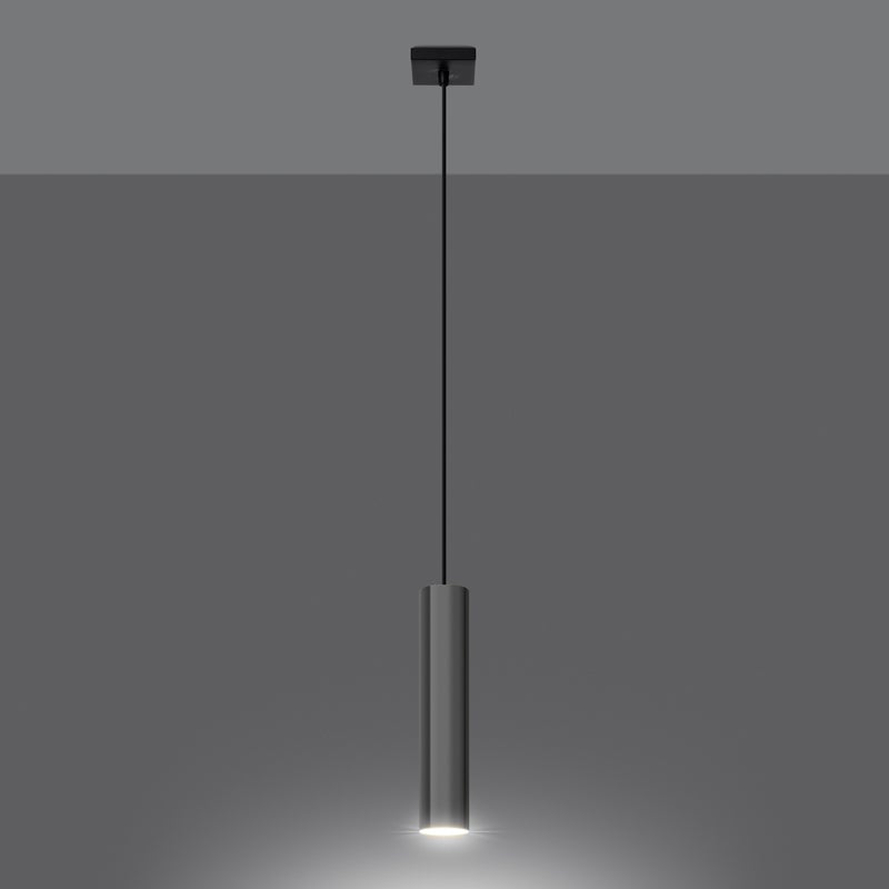 Lampa Wisząca TORIS 1 chrom LED 3000K - 8x8x100cm Sollux