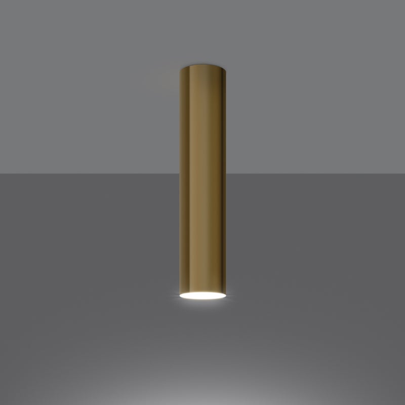 Plafon TORIS 30 złoty połysk LED 3000K - 6x6x30cm Sollux
