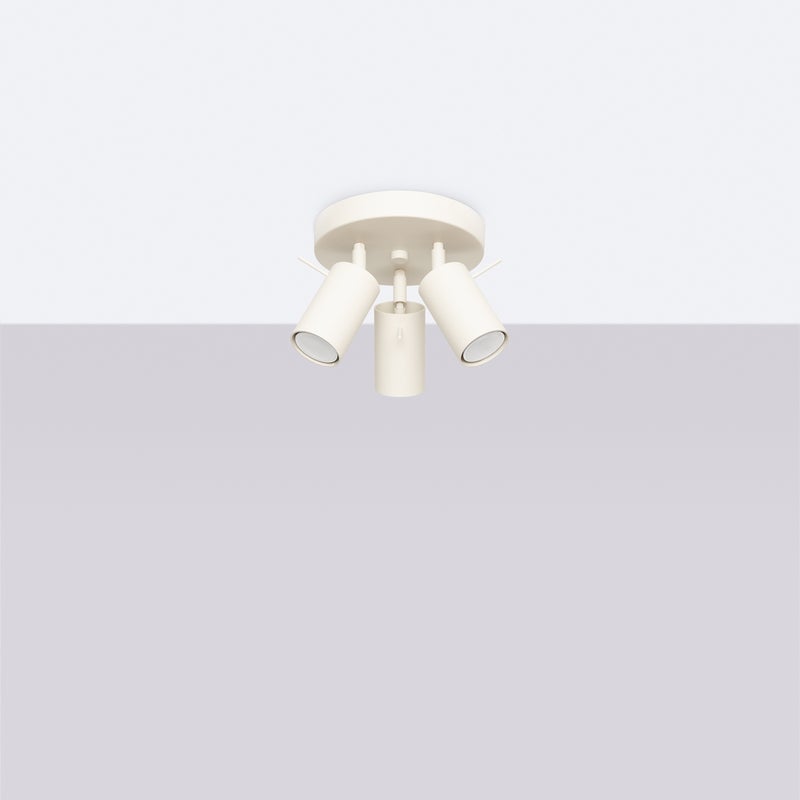 Plafon BRIIX 3P beżowy LED 4000K - 19.5x19.5x18.5cm Sollux