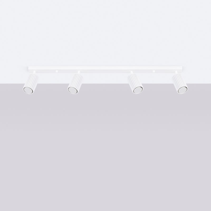 Plafon GLOOW 4L biały LED 4000K - 81x6.5x16.5cm Sollux