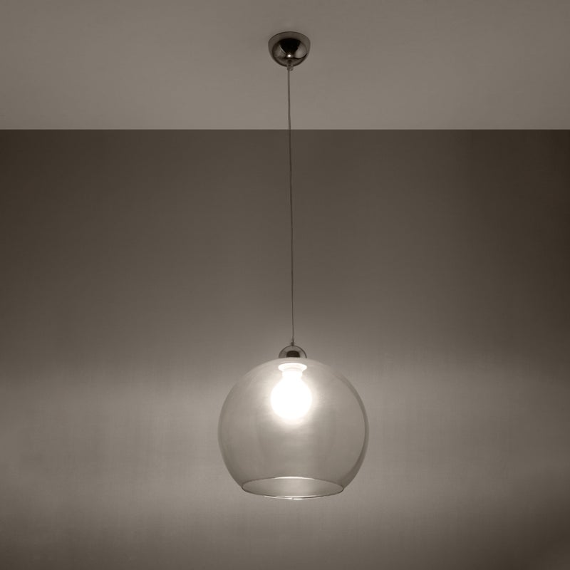 Lampa wisząca ESFERA transparentny LED 3000K - 30x30x120cm Sollux