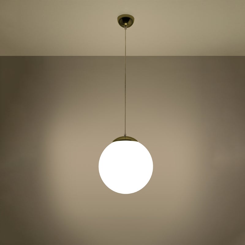 Lampa wisząca STERA 30 złota LED 3000K - 30x30x120cm Sollux