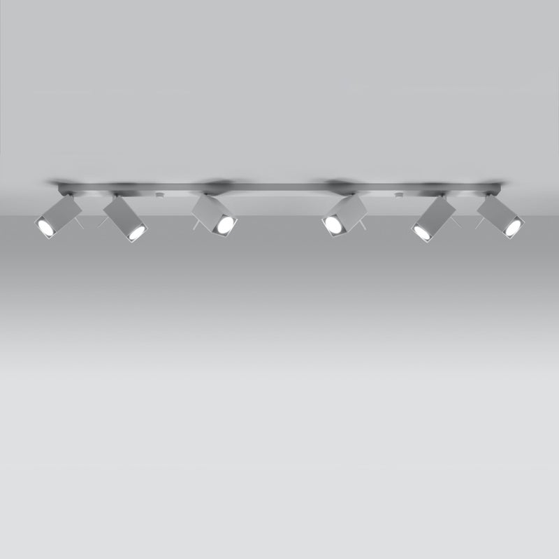 Plafon BRIOW 6L biały LED 3000K - 118x6x16cm Sollux