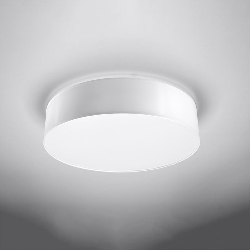 Plafon CERCLE 55 biały LED 4000K - 55x55x11cm Sollux