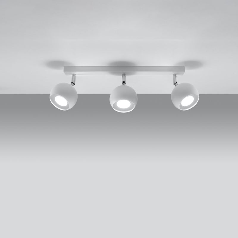Plafon RAYIS 3 biały LED 3000K - 45x10x16cm Sollux