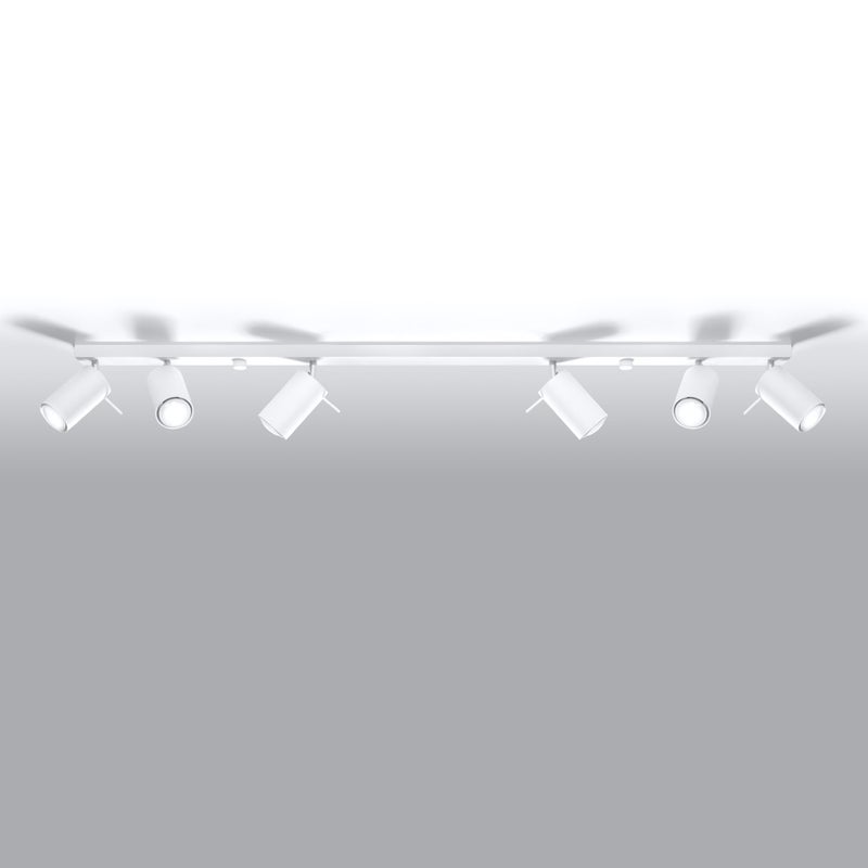 Plafon BRIIX 6L biały LED 4000K - 118x6x16cm Sollux