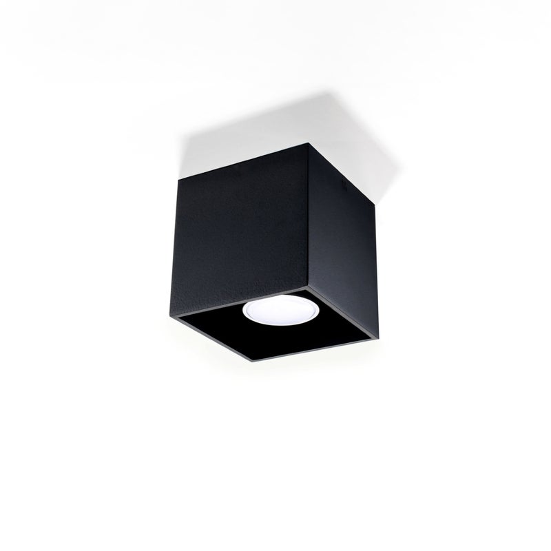 Plafon QUADX 1 czarny LED 4000K - 10x10x10cm Sollux