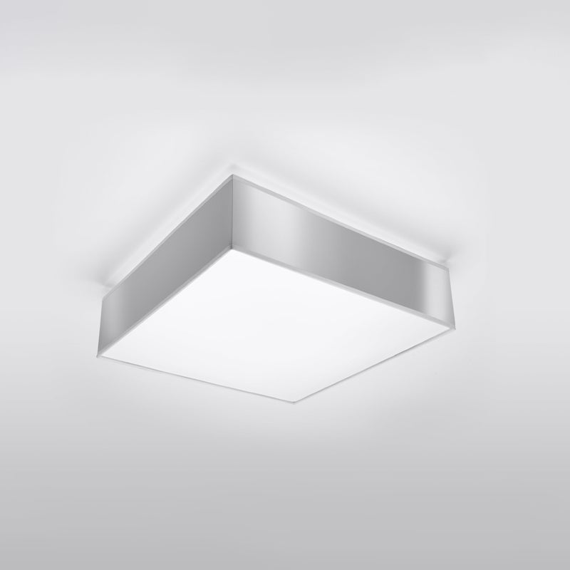 Plafon CARE 35 szary LED 4000K - 35x35x11cm Sollux