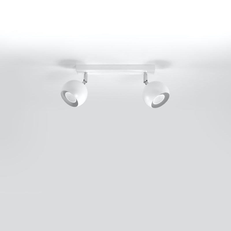 Plafon RAYIS 2 biały LED 4000K - 30x10x16cm Sollux