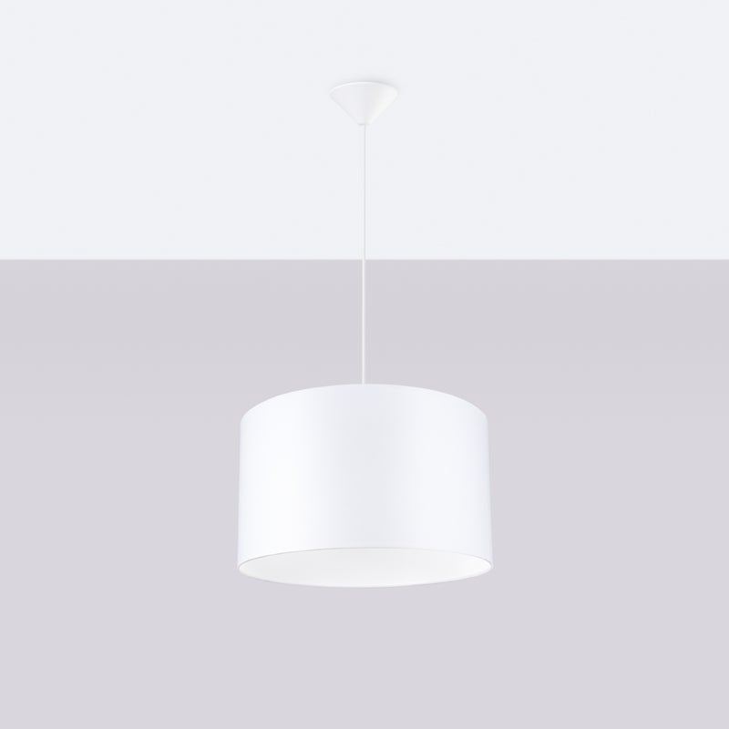 Lampa wisząca GLOXO 40 biała LED 4000K - 40x40x88cm Sollux