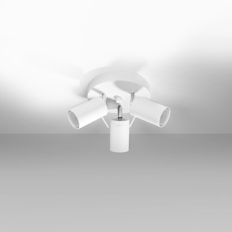 Plafon BRIIX 3P biały LED 4000K - 25.7x25.7x14.5cm Sollux