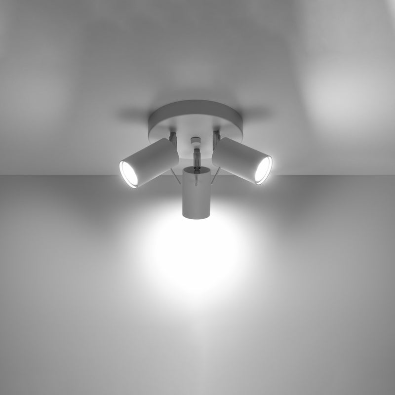 Plafon BRIIX 3P biały LED 3000K - 25.7x25.7x14.5cm Sollux