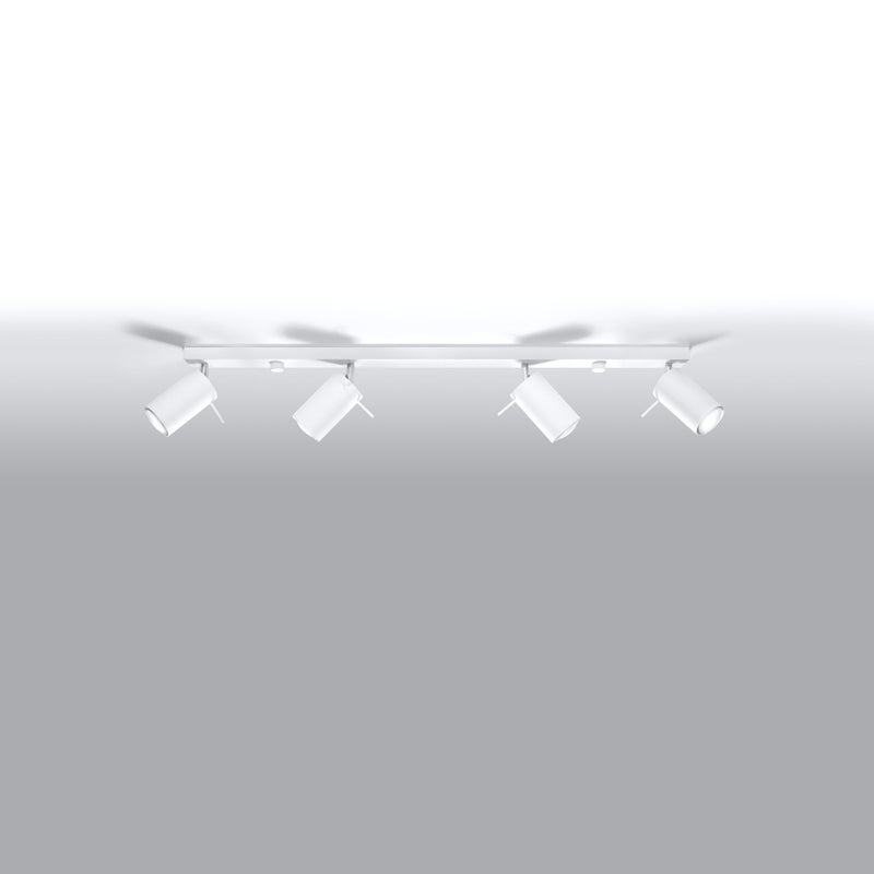 Plafon BRIIX 4L biały LED 4000K - 80x6x16cm Sollux