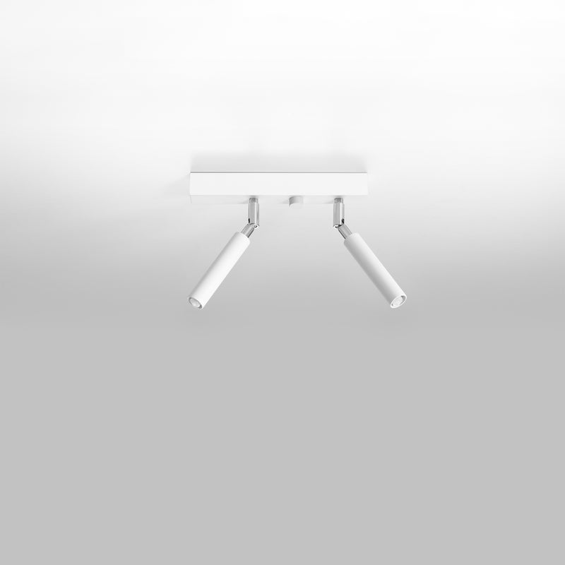 Plafon ASTIX 2 biały LED 4000K - 25x3x20cm Sollux