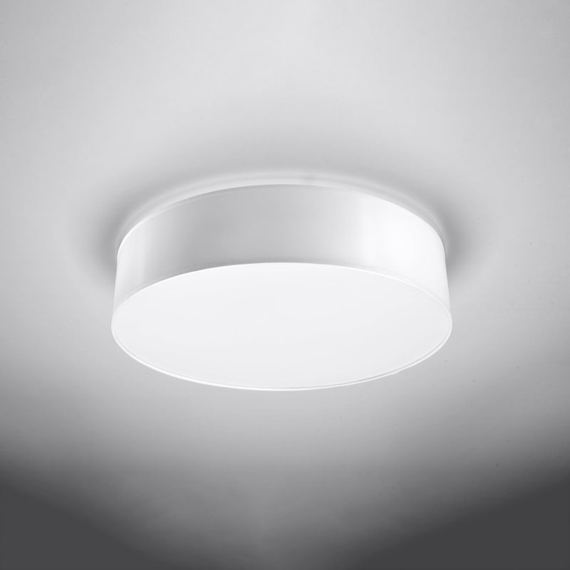 Plafon CERCLE 45 biała LED 4000K - 45x45x11cm Sollux
