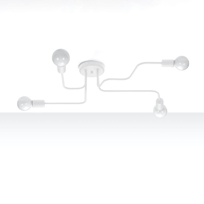 Żyrandol INFINIX 4 biały LED 4000K - 78x58x15.5cm Sollux