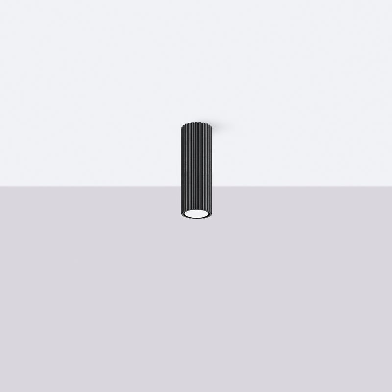 Plafon GLOOW 20 czarny LED 4000K - 6.5x6.5x20cm Sollux