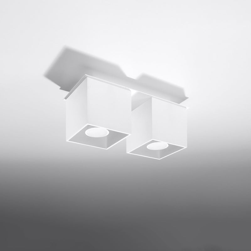Plafon QUADX 2 biały LED 4000K - 26x11x12cm Sollux