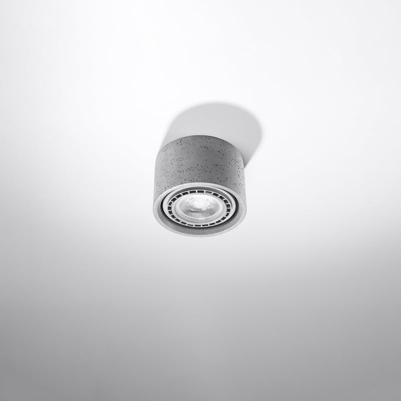 Plafon BLAZE 1 beton LED 4000K - 14x14x9cm Sollux