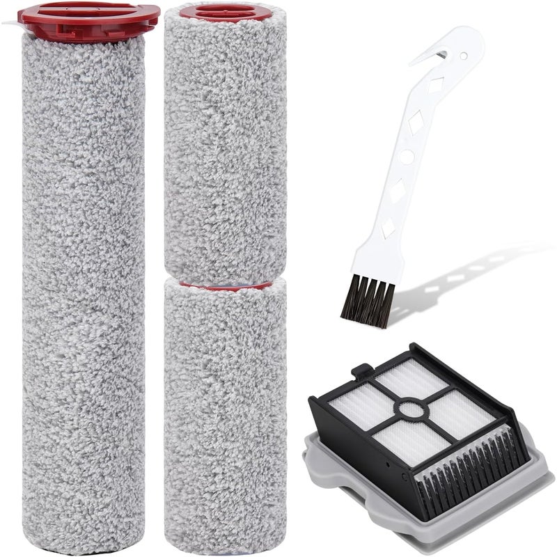 Zestaw zamienny do odkurzacza Roborock Dyad Pro/Dyad Pro Combo – 3 rolki, 1 filtr i szczotka czyszcząca