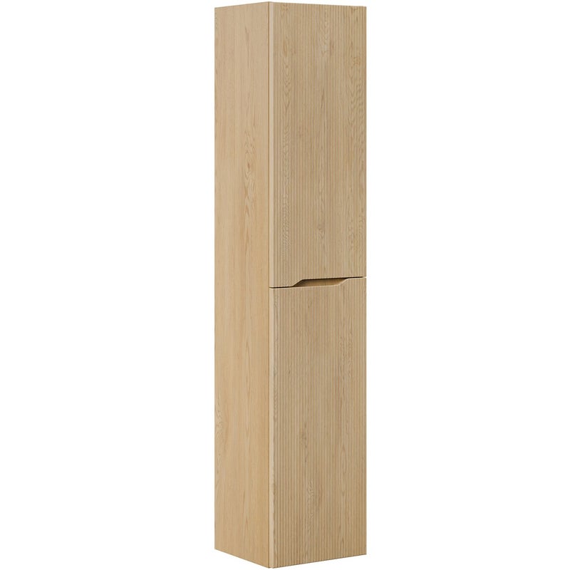 Słupek łazienkowy 170 cm Nordic Cremona dąb frezowany MDF 2 drzwi