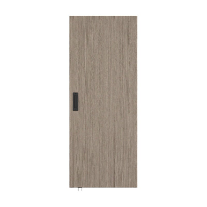 Drzwi przesuwne z drewna i MDF z niewidoczną szyną - Jasny dąb - 83 x 210 cm - BOCAZI