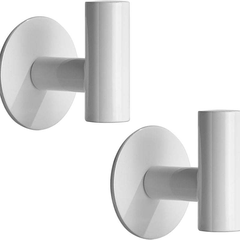 sztuki samoprzylepnego haczyka ze stali nierdzewnej na ręczniki łazienkowe, naklejka ścienna, nie wymaga wiercenia, nierdzewna, do kluczy