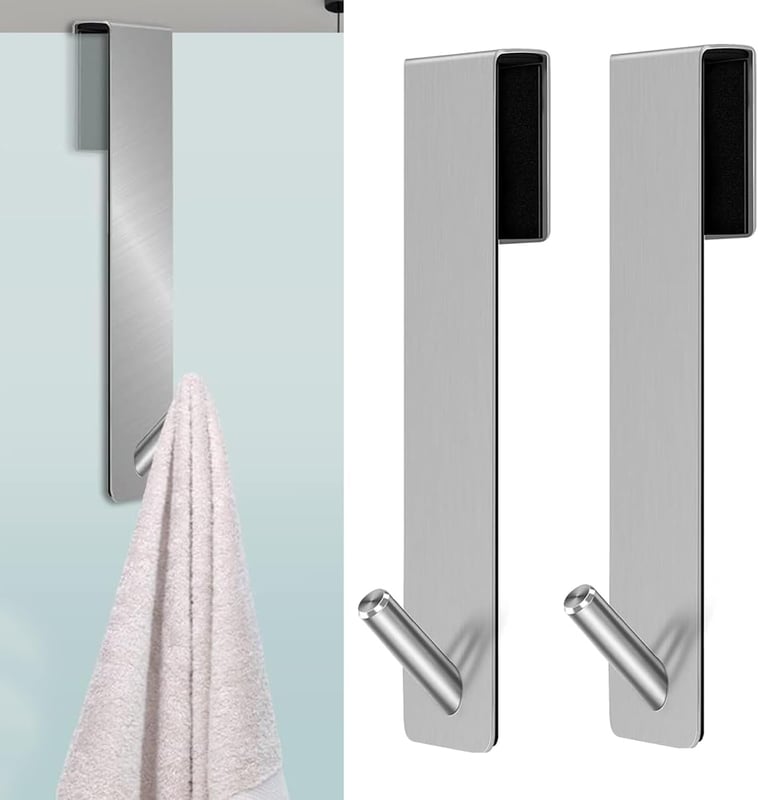 haczyki do drzwi prysznicowych, wieszaki na ręczniki z warstwą pianki, haczyki do drzwi kabiny prysznicowej