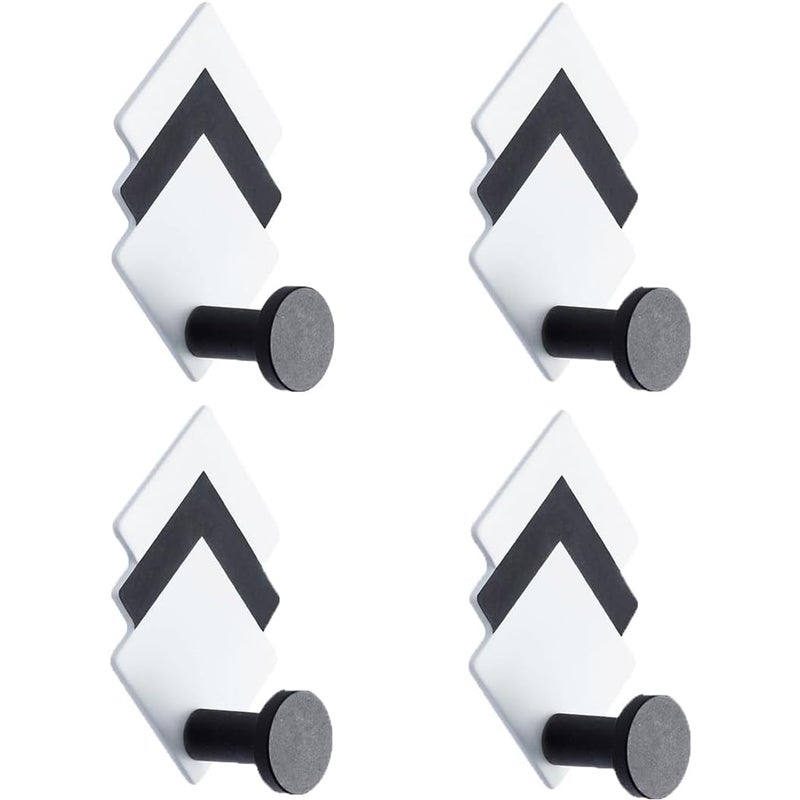 4-częściowe samoprzylepne haczyki ścienne, uchwyt na ręczniki łazienkowe, haczyk na ręczniki kuchenne, samoprzylepny haczyk na ręczniki łazienkowe, C