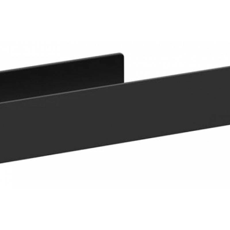 Wieszak na ręczniki łazienkowe bez wiercenia, stal nierdzewna, ścienny, samoprzylepny, 37 cm, czarny