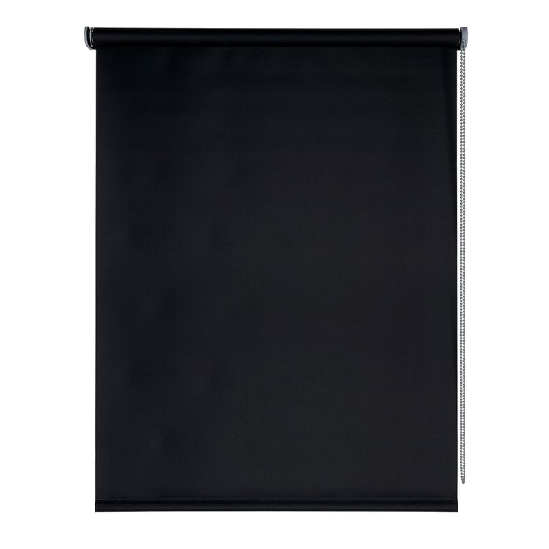 Roleta Zaciemniająca Moon, Roleta Blackout Czarna, 100 x 180 cm