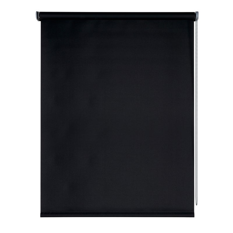 Roleta Zaciemniająca Moon, Roleta Blackout Czarna, 160 x 180 cm