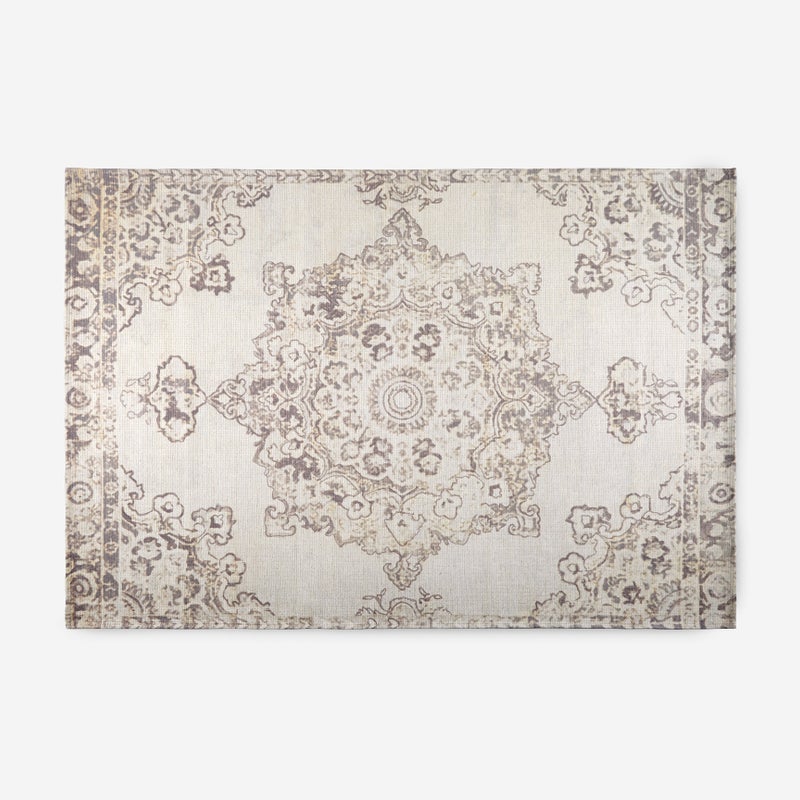 Dywan vintage beżowy zmywalny 120x170 cm