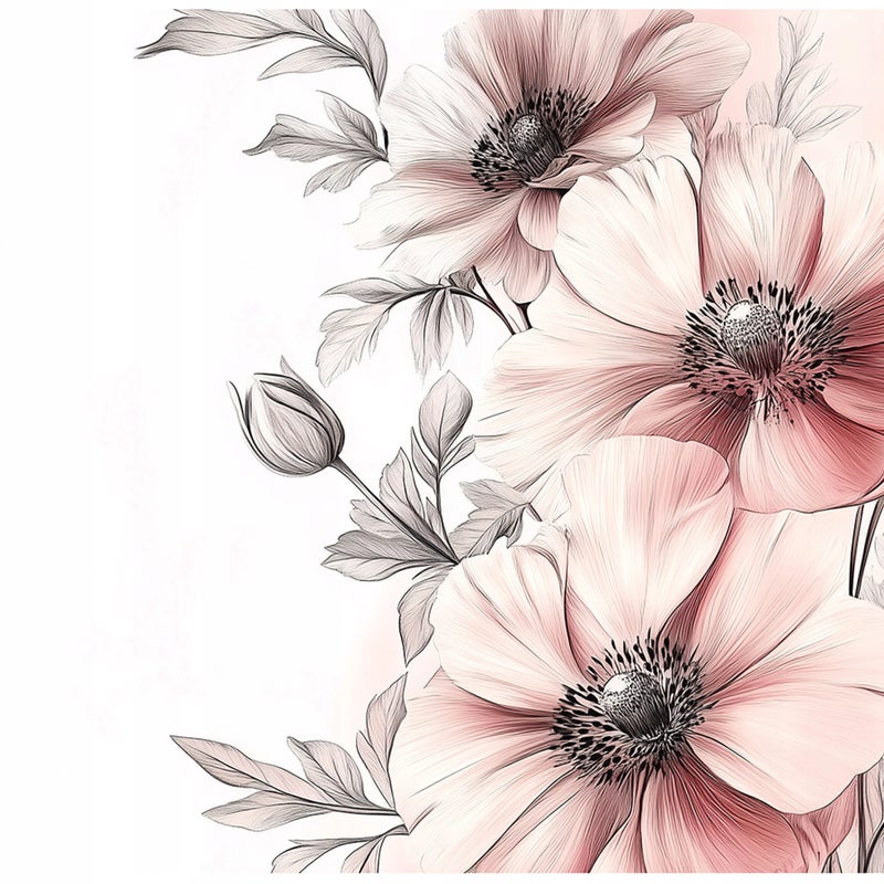 Fototapeta Kwiaty Różowe Natura 250x175 cm Tapeta Do Sypialni Salonu Kuchni Na Flizelinie