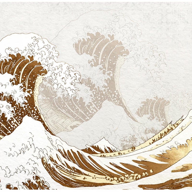 Fototapeta Wielka Fala w Kanagawie Sztuka 400x280 cm Tapeta Do Sypialni Salonu Kuchni Na Flizelinie