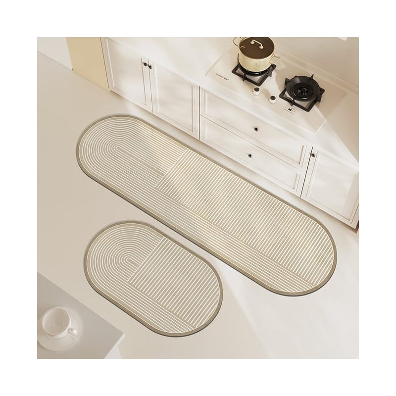 Mata kuchenna antypoślizgowa 50x150 cm, dywanik kuchenny, mata antypoślizgowa, mata pochłaniająca wodę i olej, wodoodporna