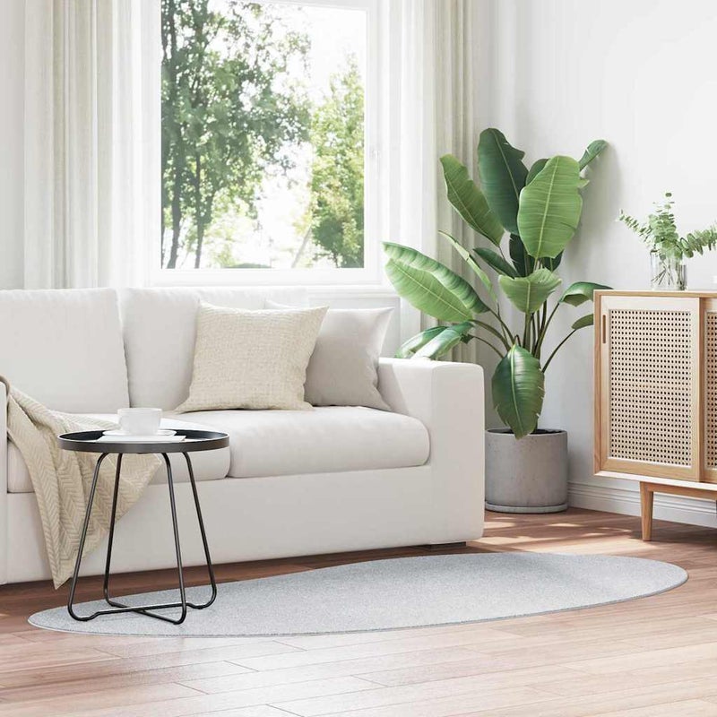 Dywan Szary 100 x 200 cm Poliester vidaXL