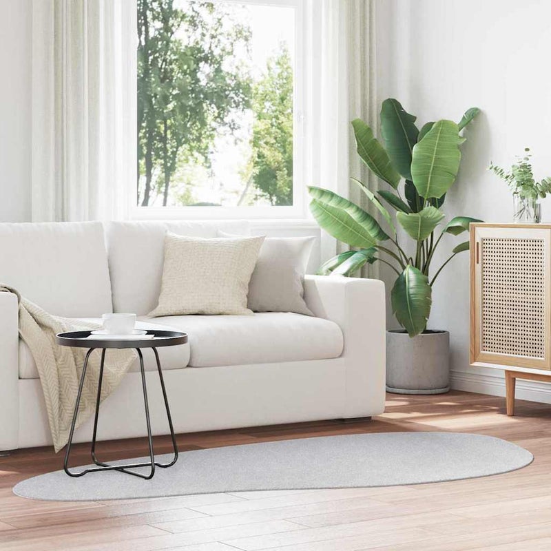 Dywan HUARTE Szary 100 x 200 cm Poliester vidaXL