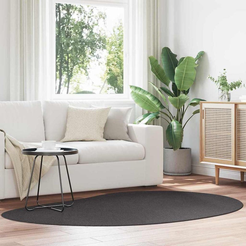 Dywan Antracyt 140 x 200 cm Poliester vidaXL