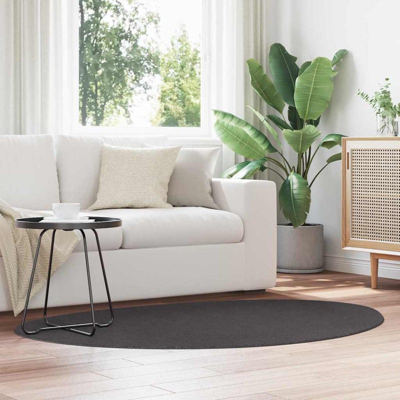 Dywan HUARTE Antracyt 120 x 170 cm Poliester vidaXL