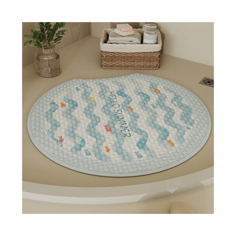 Mata antypoślizgowa do wanny i prysznica, 55×55 cm, antypoślizgowa, do masażu stóp