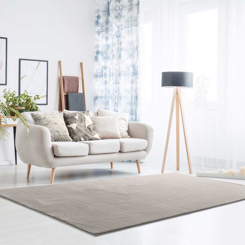 Prostokątny zmywalny dywanik antypoślizgowy 120 x 170 cm LOFT gładki - ATTICGO