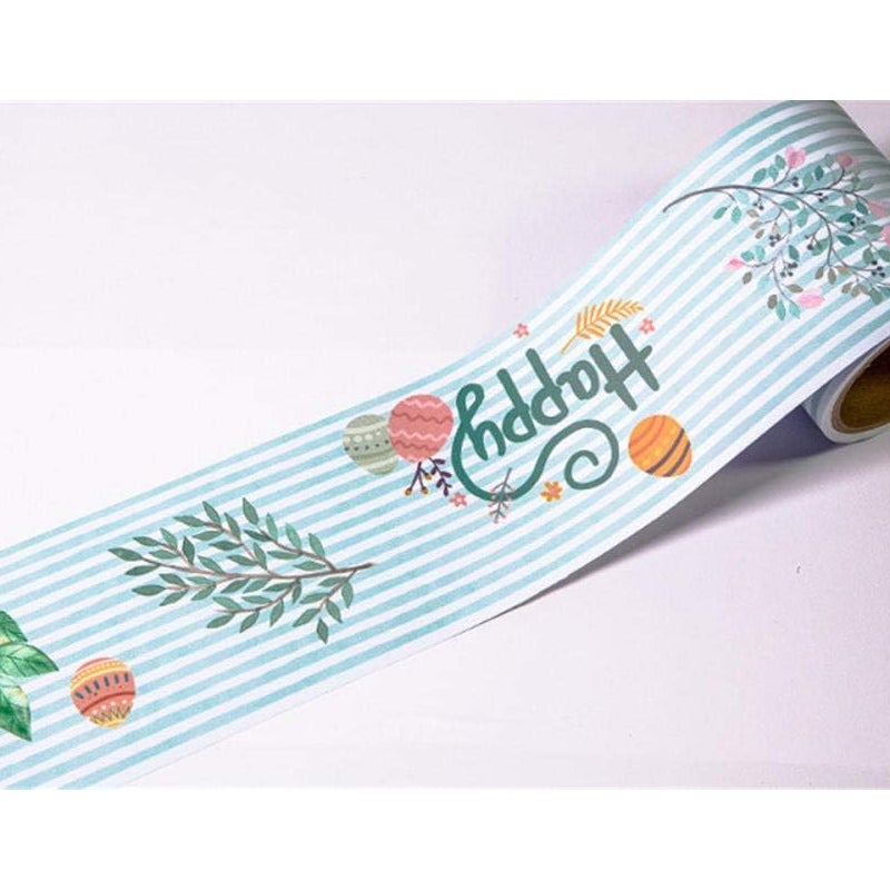 1 tom Niebieskie paski Tapeta Border 12 x 600 cm Listwa ścienna Samoprzylepne fototapety