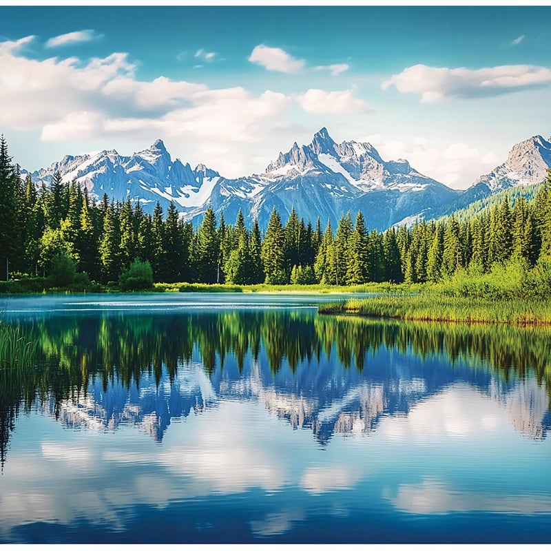 Fototapeta Krajobraz Górski 3D Natura Jezioro 250x175 cm Tapeta Do Sypialni Salonu Kuchni Na Flizelinie