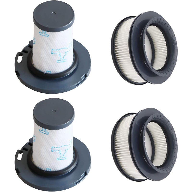 Zestaw akcesoriów z 4 filtrami zamiennymi HEPA do odkurzaczy Rowenta X-Force Flex 11,60 14,60 15,60 RH9878 RH9898 RH9958 RH99F1 (Re