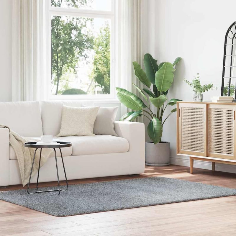 Dywan shaggy z długim włosiem, NAVARRA, jasnoszary, 130x200 cm vidaXL