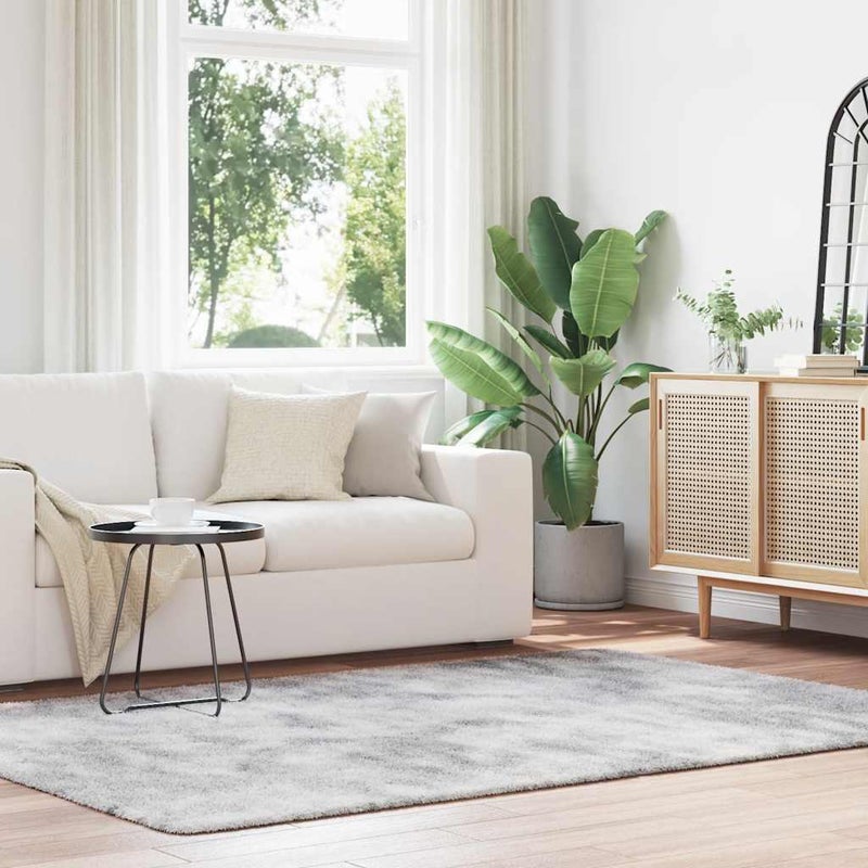 Dywan shaggy z długim włosiem, NAVARRA, srebrnoszary, 160x230cm vidaXL